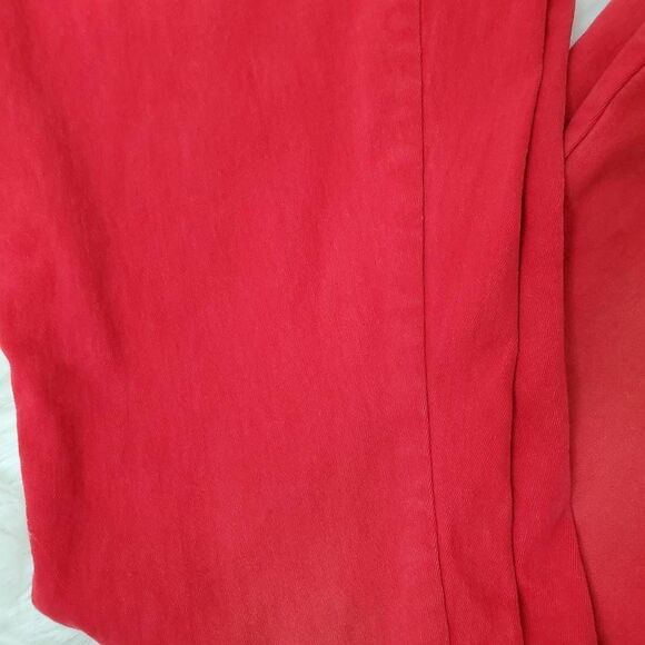 Womans wide leg red jeans size M - Picture 5 of 13